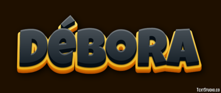 Débora Text Effect