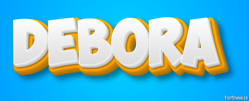 Débora Text Effect
