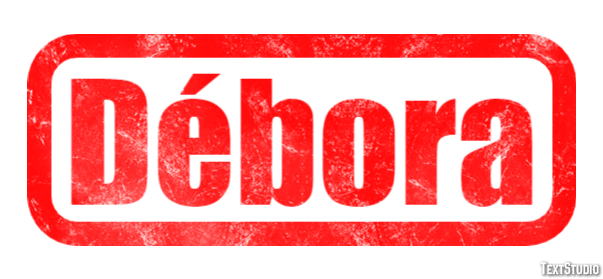 Débora Text Effect