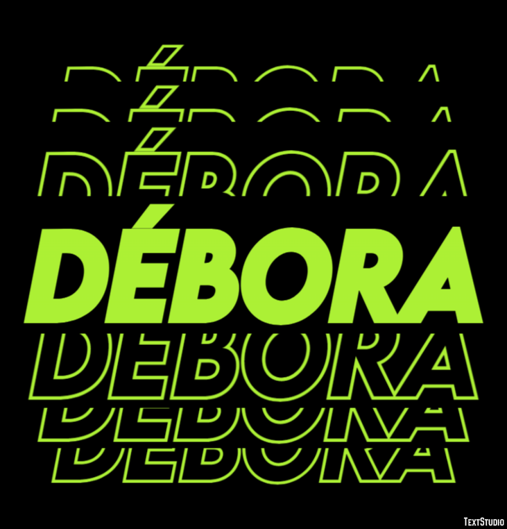 Débora Texteffekt