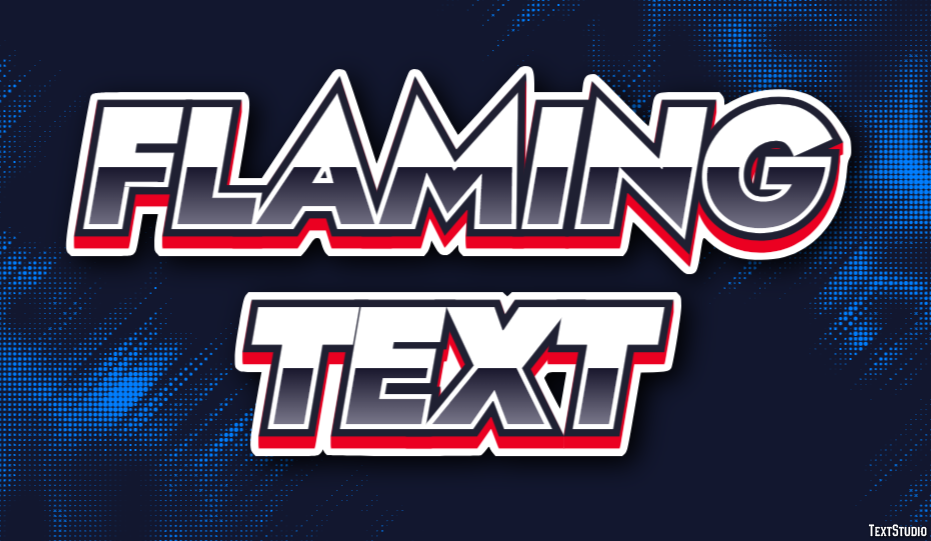 Flaming Text Efekt tekstowy