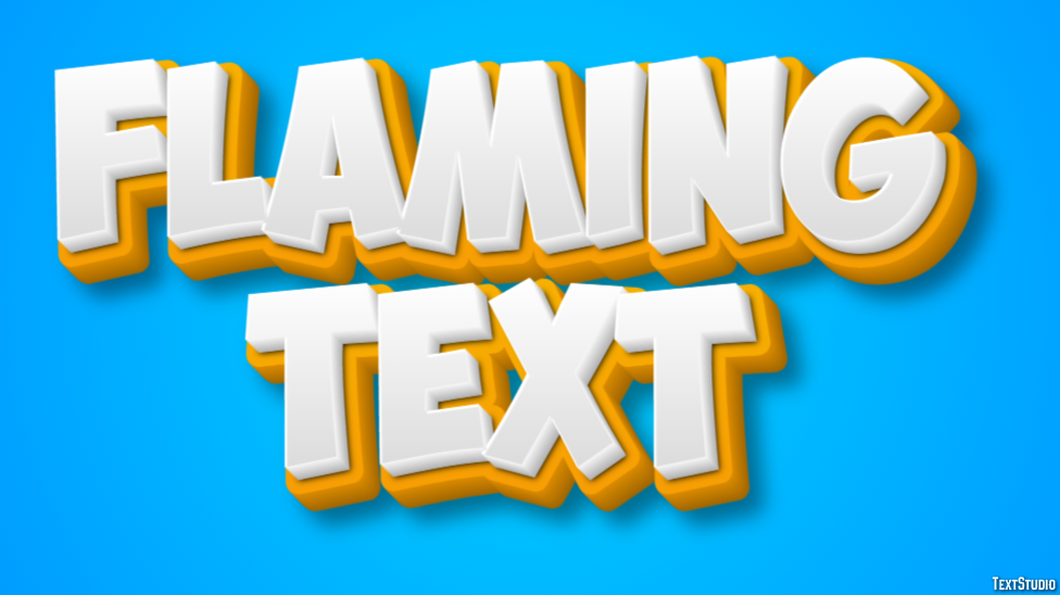 Flaming Text Efekt tekstowy