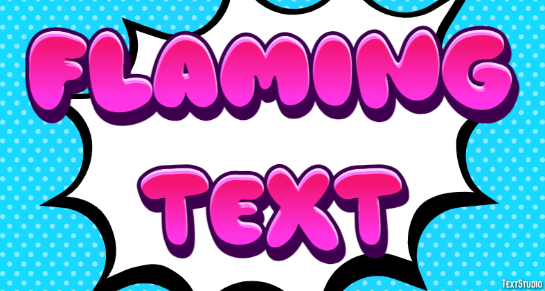 Flaming Text Efekt tekstowy