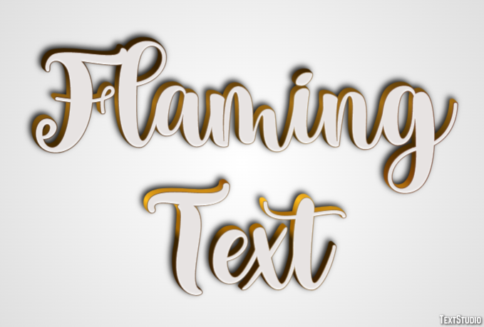 Flaming Text Efekt tekstowy