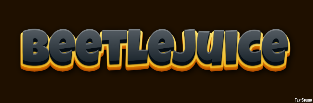 Beetlejuice Text effect