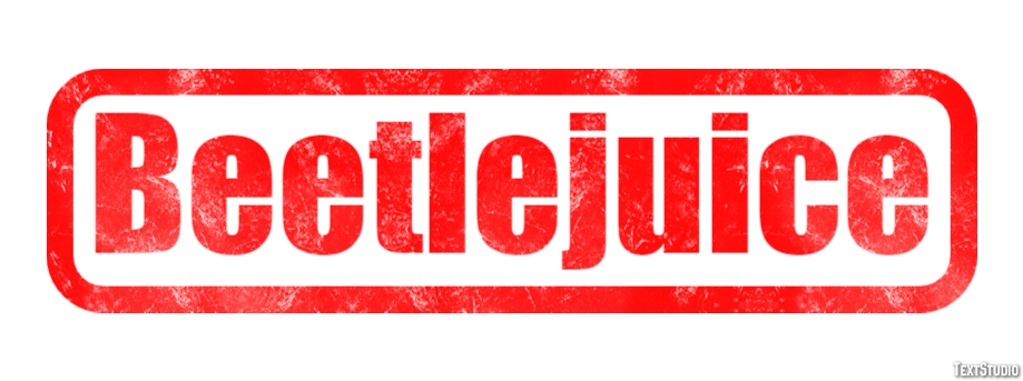 Beetlejuice Text effect