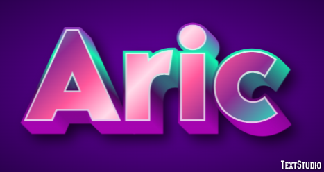 Aric Text effect