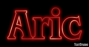 Aric Text effect