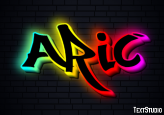 Aric Text effect