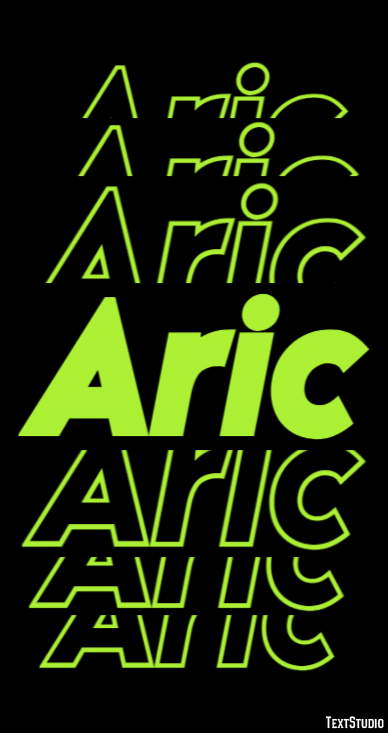 Aric Text Effect