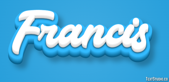 Francis Text Effect