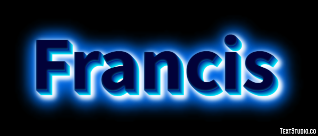 Francis Text Effect