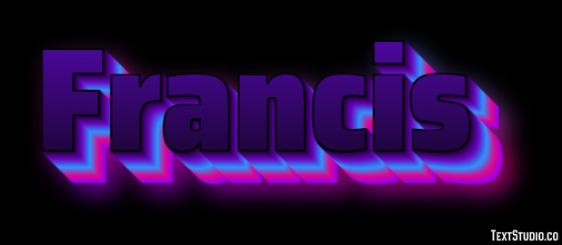 Francis Text Effect