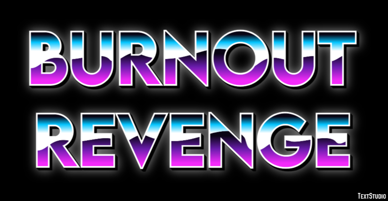 Burnout Revenge Efecto de Texto