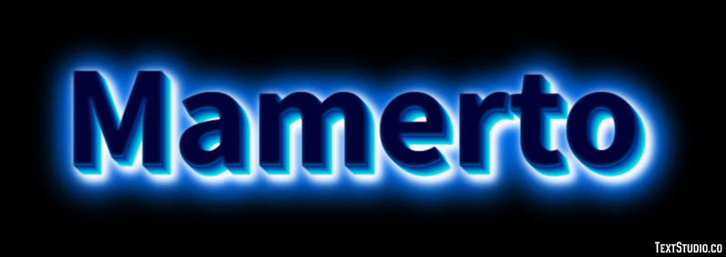 Mamerto Efecto de texto