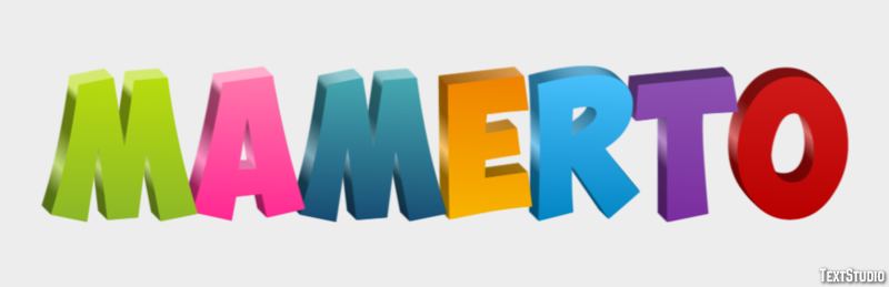 Mamerto Efecto de texto