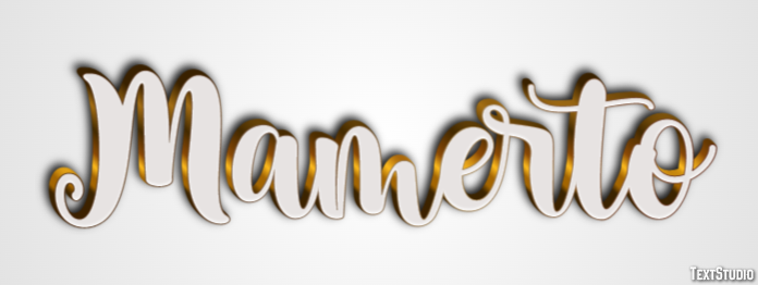Mamerto Efecto de Texto
