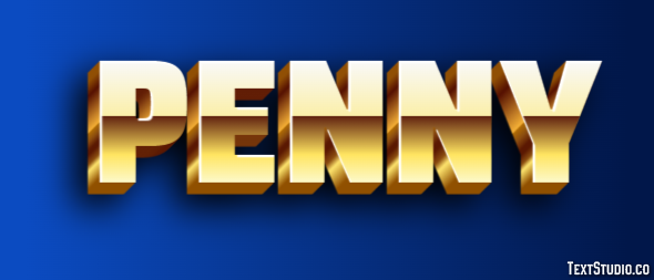 Penny Text Effect