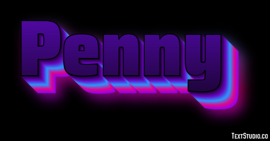 Penny Text Effect