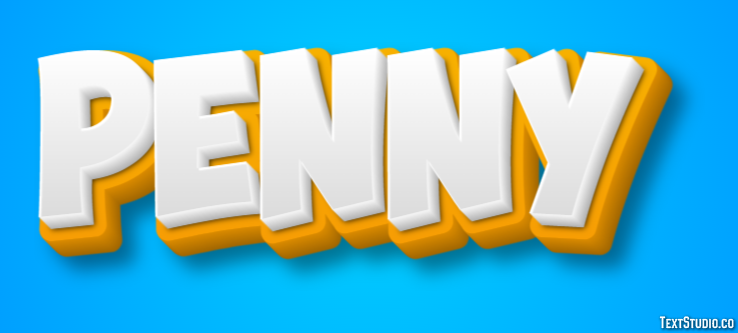 Penny Text Effect