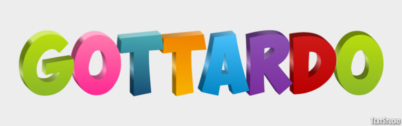 Gottardo Effetto testo