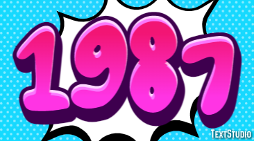 1987 Efecto de Texto