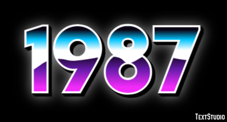 1987 Texteffekt