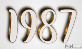 1987 Эффект текста