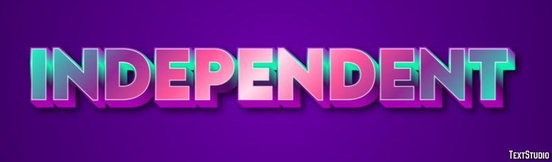 Independent Text Effect