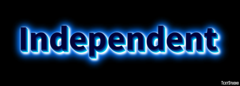 Independent テキスト効果