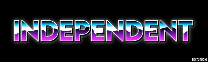 Independent Efekt tekstowy