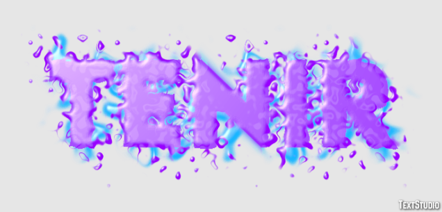 Tenir Effet de texte