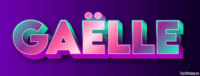 Gaëlle Text Effect