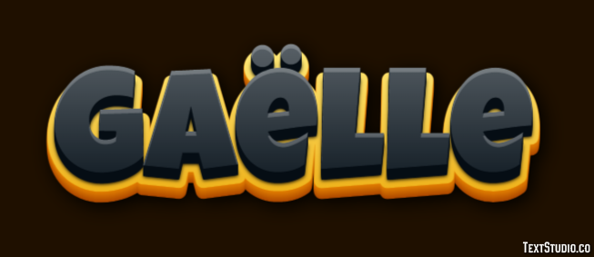 Gaëlle Text Effect