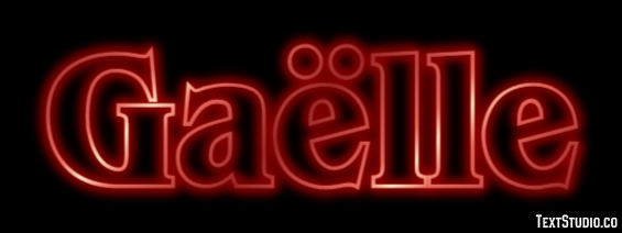 Gaëlle Text Effect
