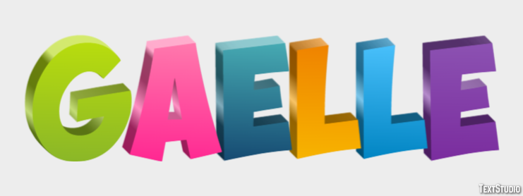 Gaëlle Text Effect