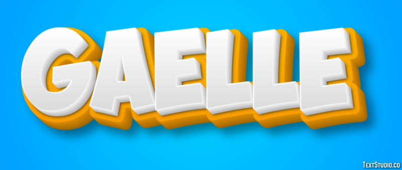 Gaëlle Text Effect