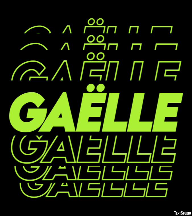 Gaëlle Text Effect