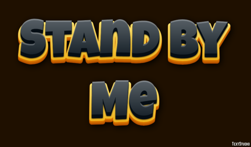 Stand by Me Tekst Effect
