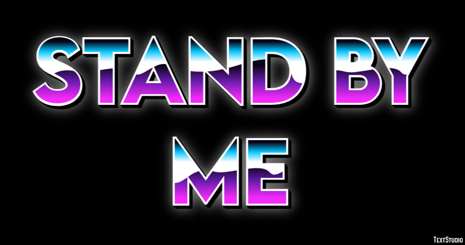 Stand by Me Tekst Effect