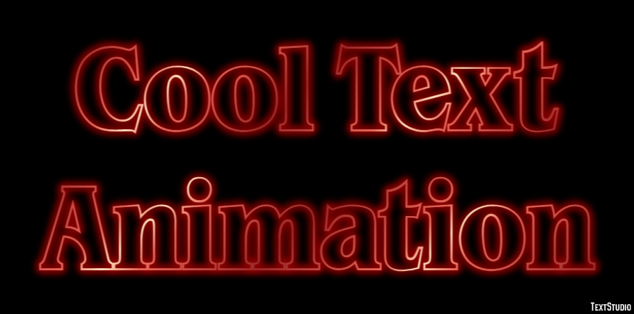 Cool Text Animation Efeito do texto