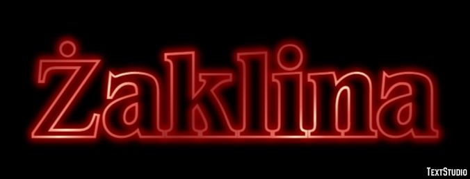 Żaklina Efekt tekstowy
