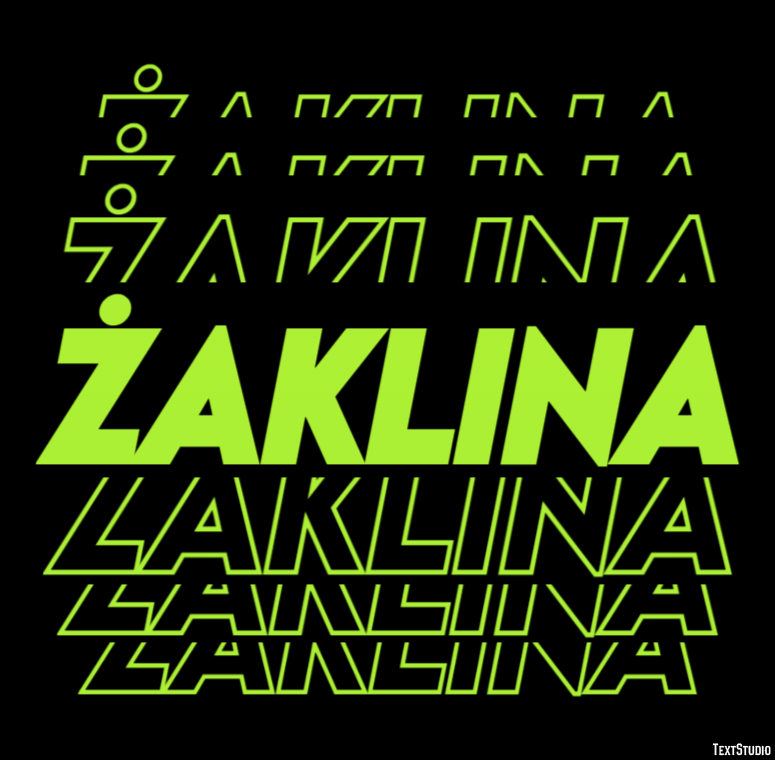 Żaklina Efekt tekstowy