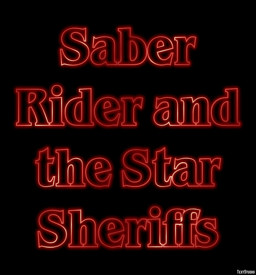 Saber Rider and the Star Sheriffs Effet de Texte
