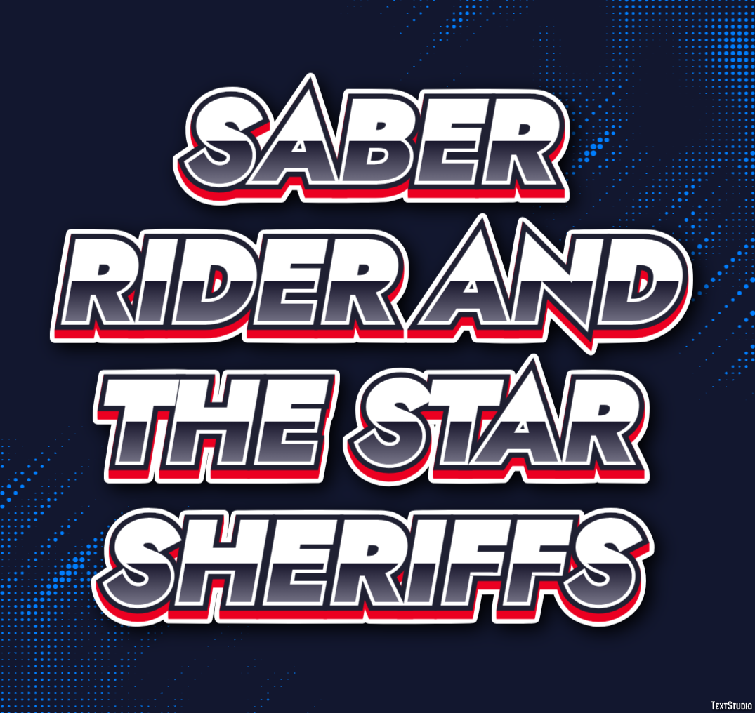 Saber Rider and the Star Sheriffs Effet de Texte