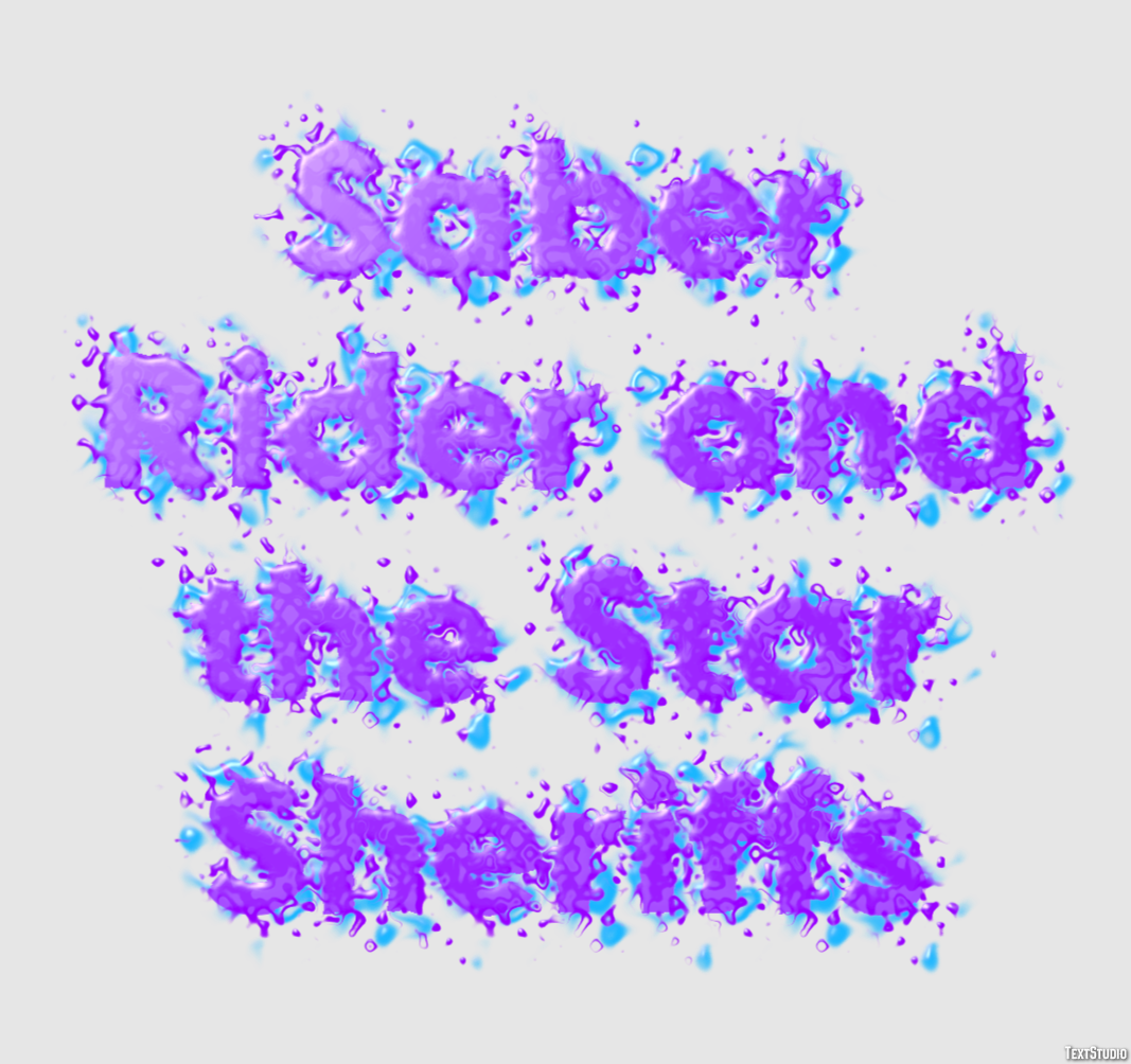Saber Rider and the Star Sheriffs Effet de Texte