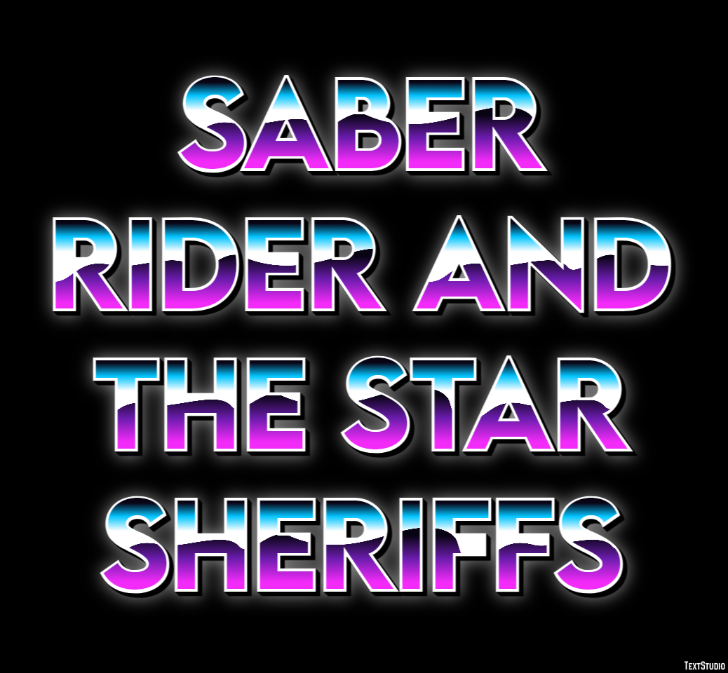 Saber Rider and the Star Sheriffs Effet de Texte