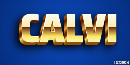 Calvi Efekt tekstowy