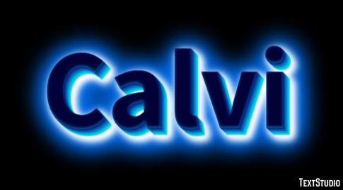 Calvi Efekt tekstowy
