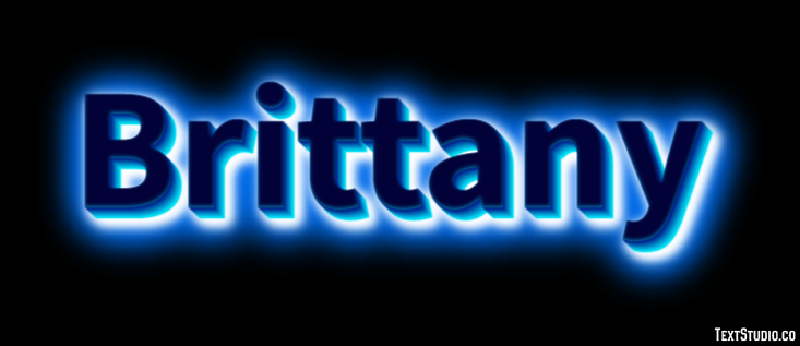 Brittany テキスト効果